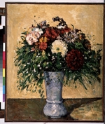 Cézanne, Paul - Blumen in blauer Vase