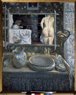 Bonnard, Pierre - Spiegel über dem Waschbecken