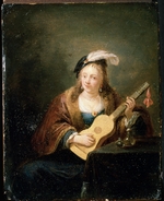 Teniers, David, der Jüngere - Frau mit Gitarre